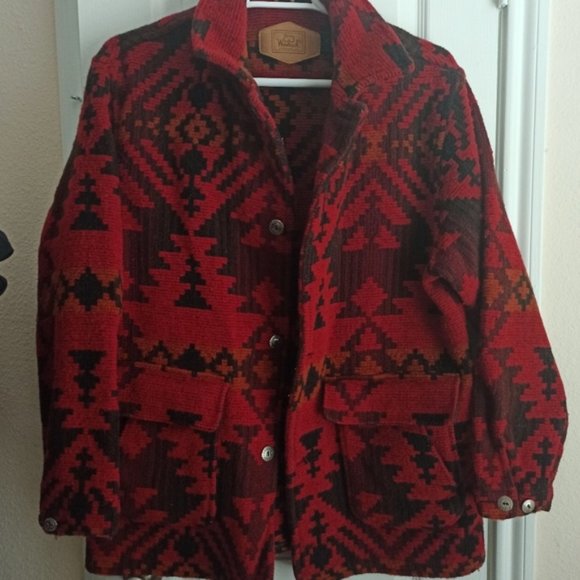 Woolrich 100% Wool Coat size L - Picture 5 of 15